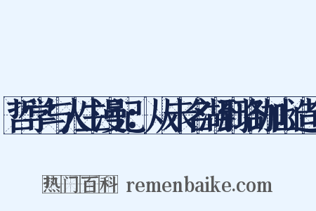 哲学与人生漫记：从未名湖到珞珈山造句是什么意思的图片